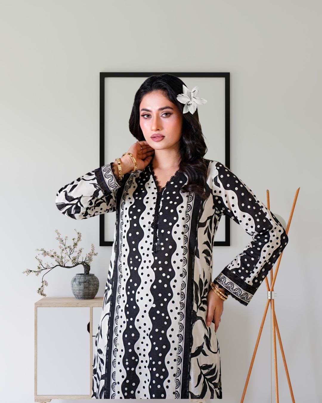 Lawn 3-pcs Digital Print - Image 3