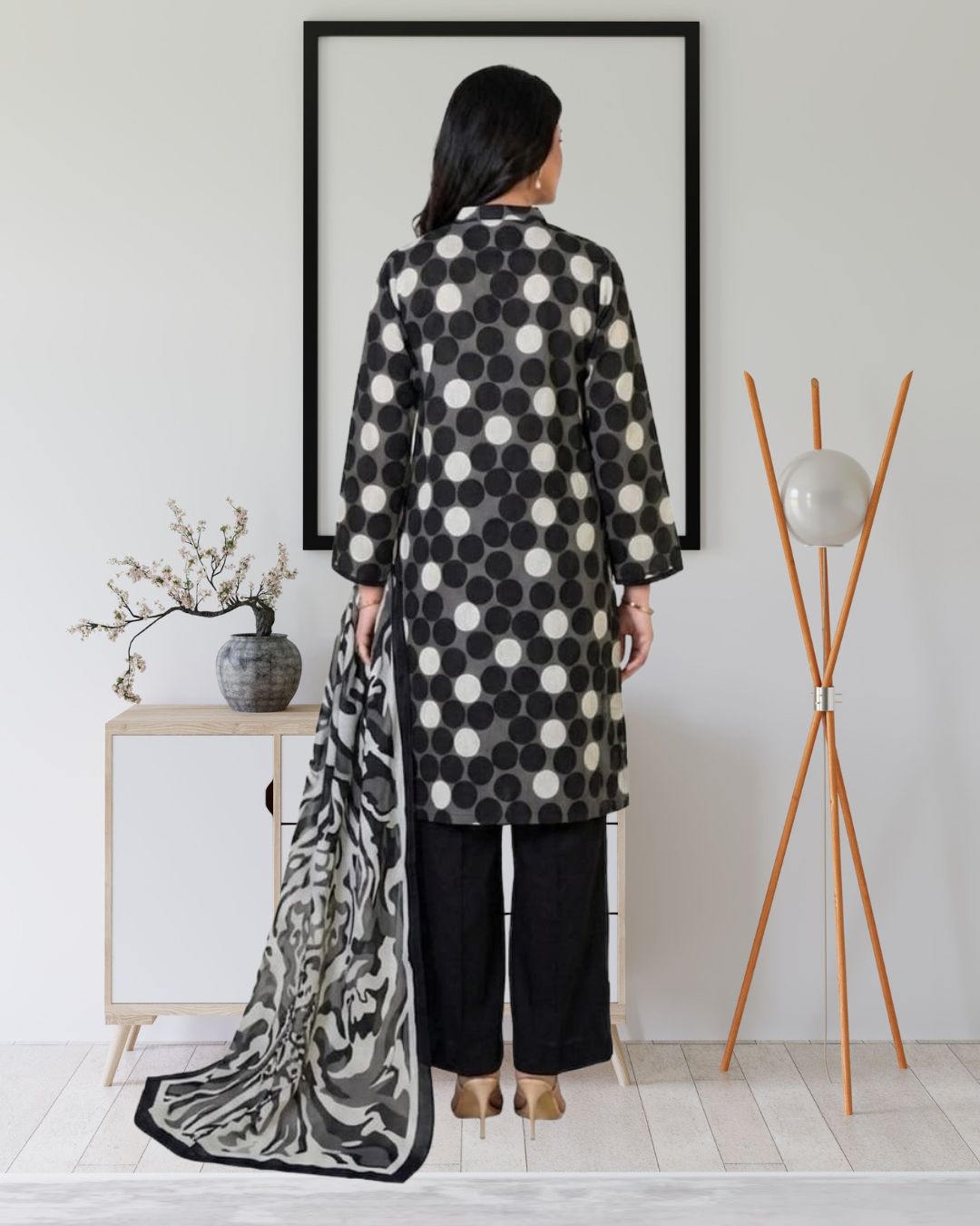 Lawn 3-pcs Digital Print - Image 2